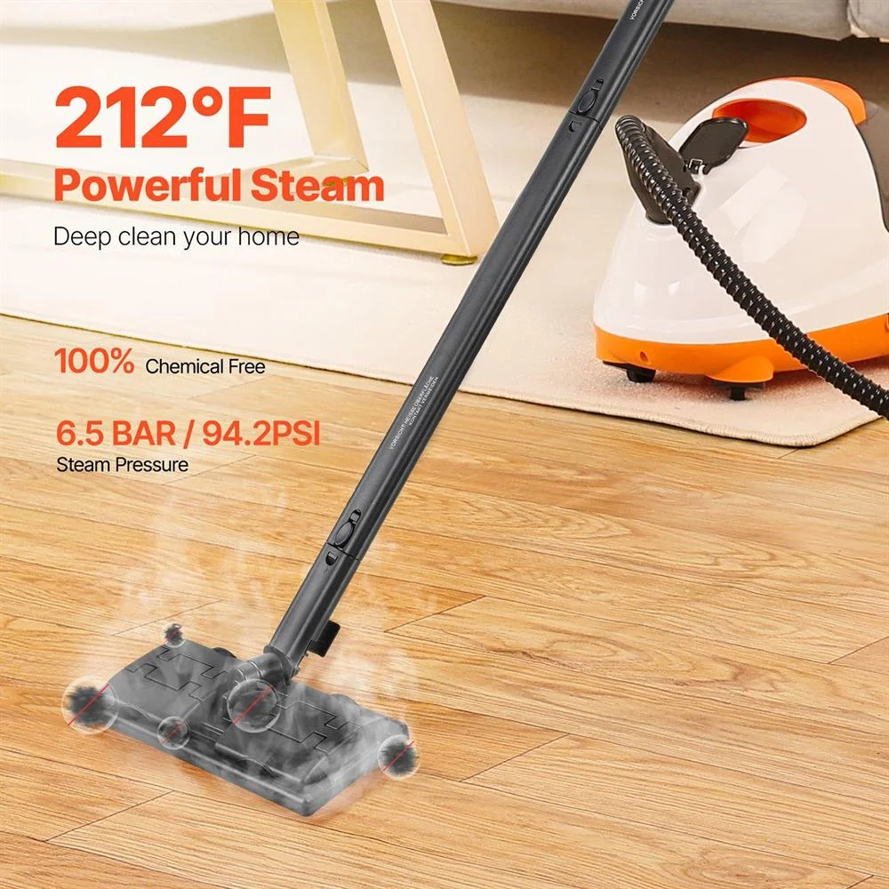 Choco Moon 2000W Powerhouse Steamer, 51 oz Tank, 27 Attachments, Versatile Cleaner for Carpet, Floors, Windows, Cars, Ultimate Home & Auto Detailing Tool