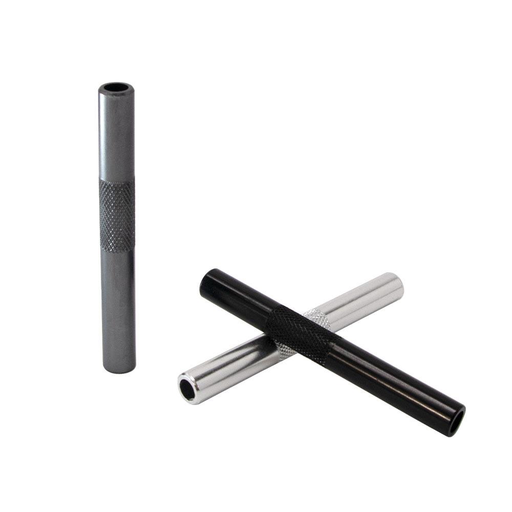 Straight Tube Mini Metal Pot Pipe