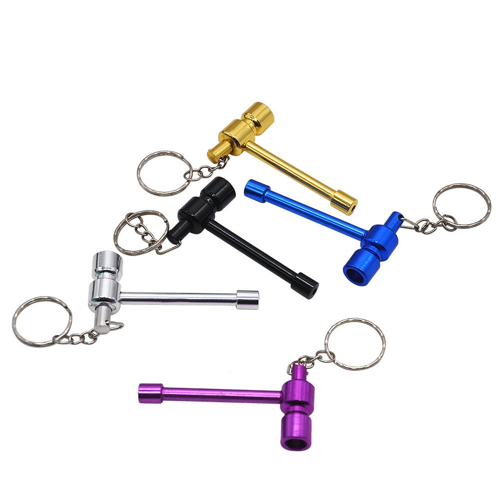 Key Chain Pendant Aluminum Pipe