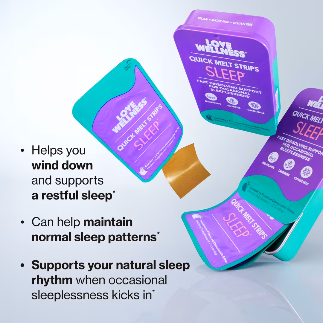 Love Wellness  SLEEP Quick Melt Strips
