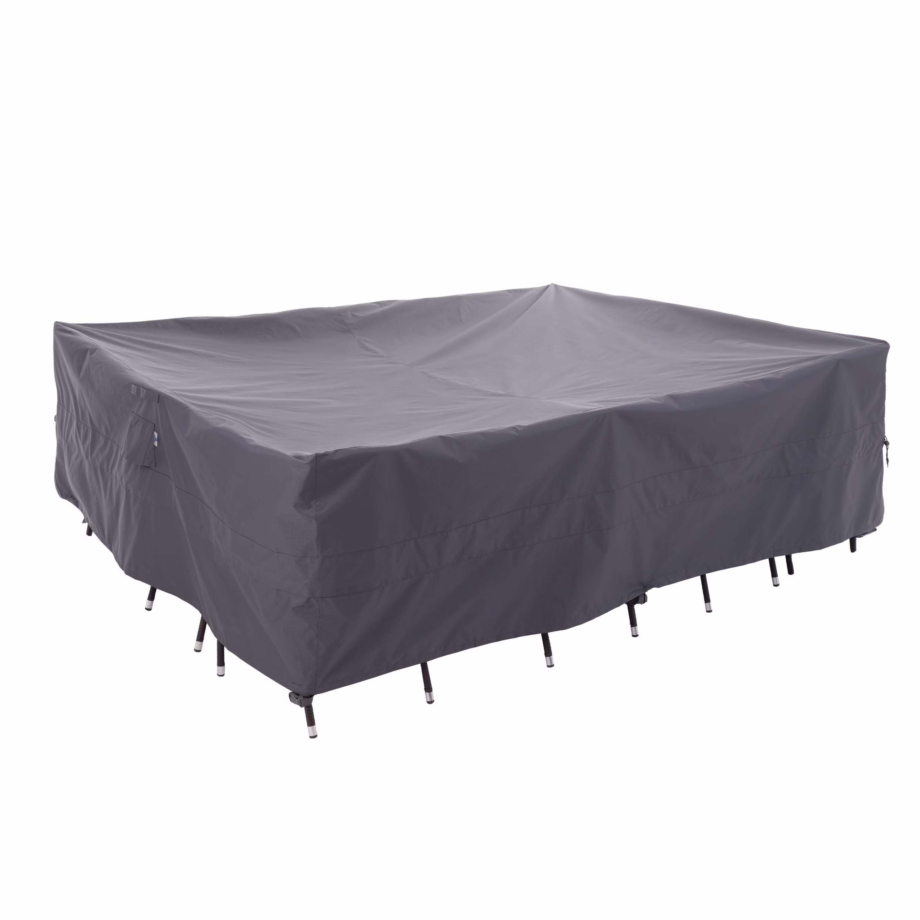 WJ-X3 Extra Large Waterproof Patio Outdoor Furniture Cover, 126" W x 84" D x 31" H, Gray