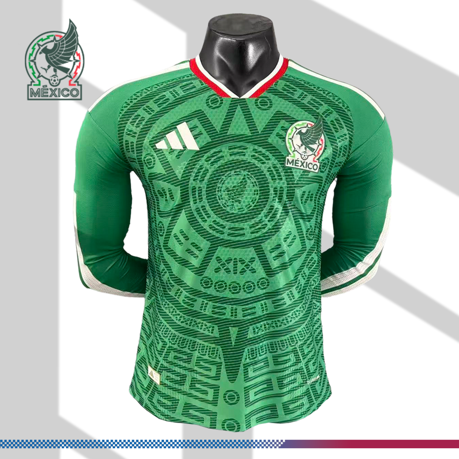 2025/2026 Mexico Home Long sleeves Football Shirt （Player Edition）
