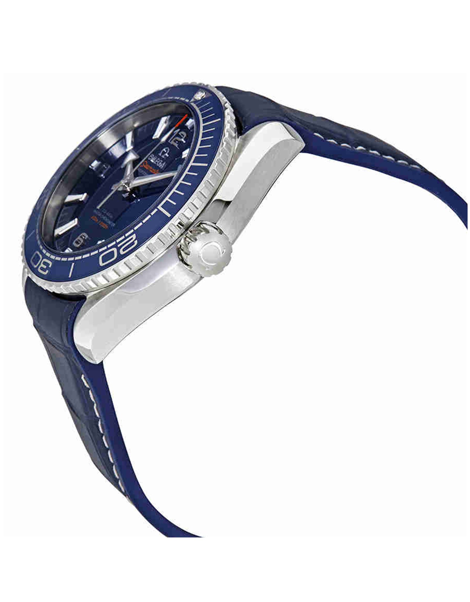 Replica Omega Planet Ocean Blue Dial Date Feature 215.33.44.21.03.001 43.5MM