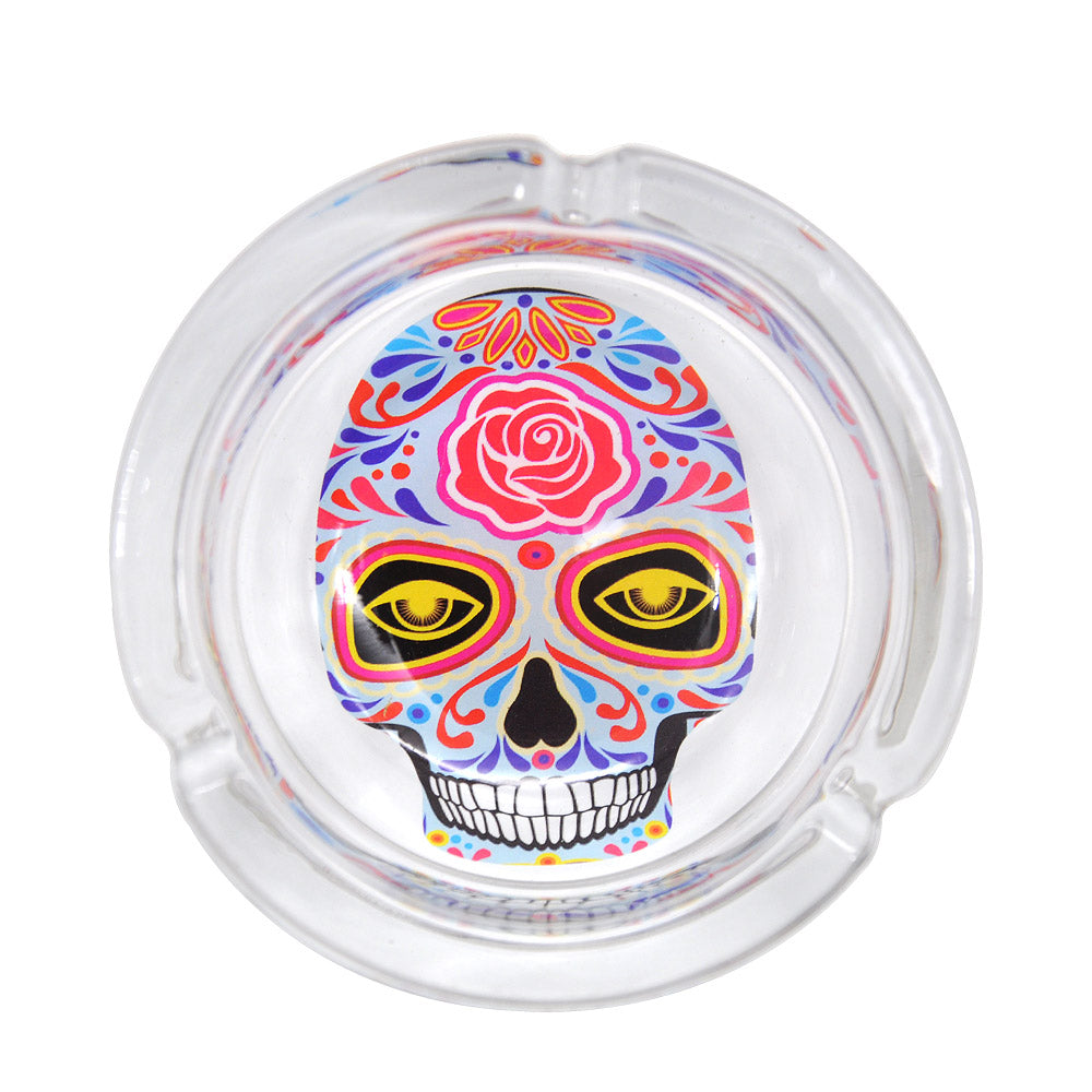 Glass Cigarette Ashtray (Random Pattern)