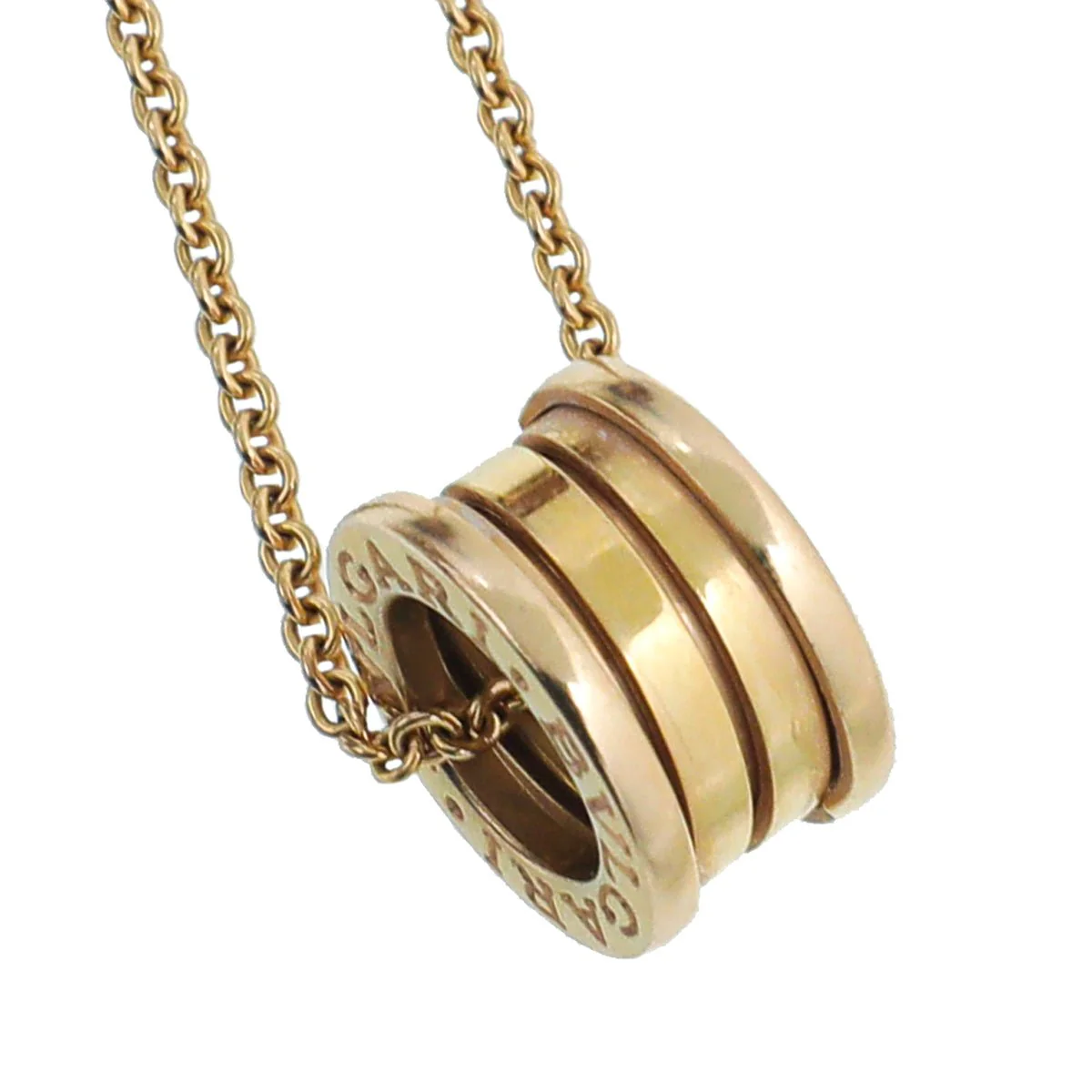 Bvlgari 18K Rose Gold B. Zero1 Pendant Necklace