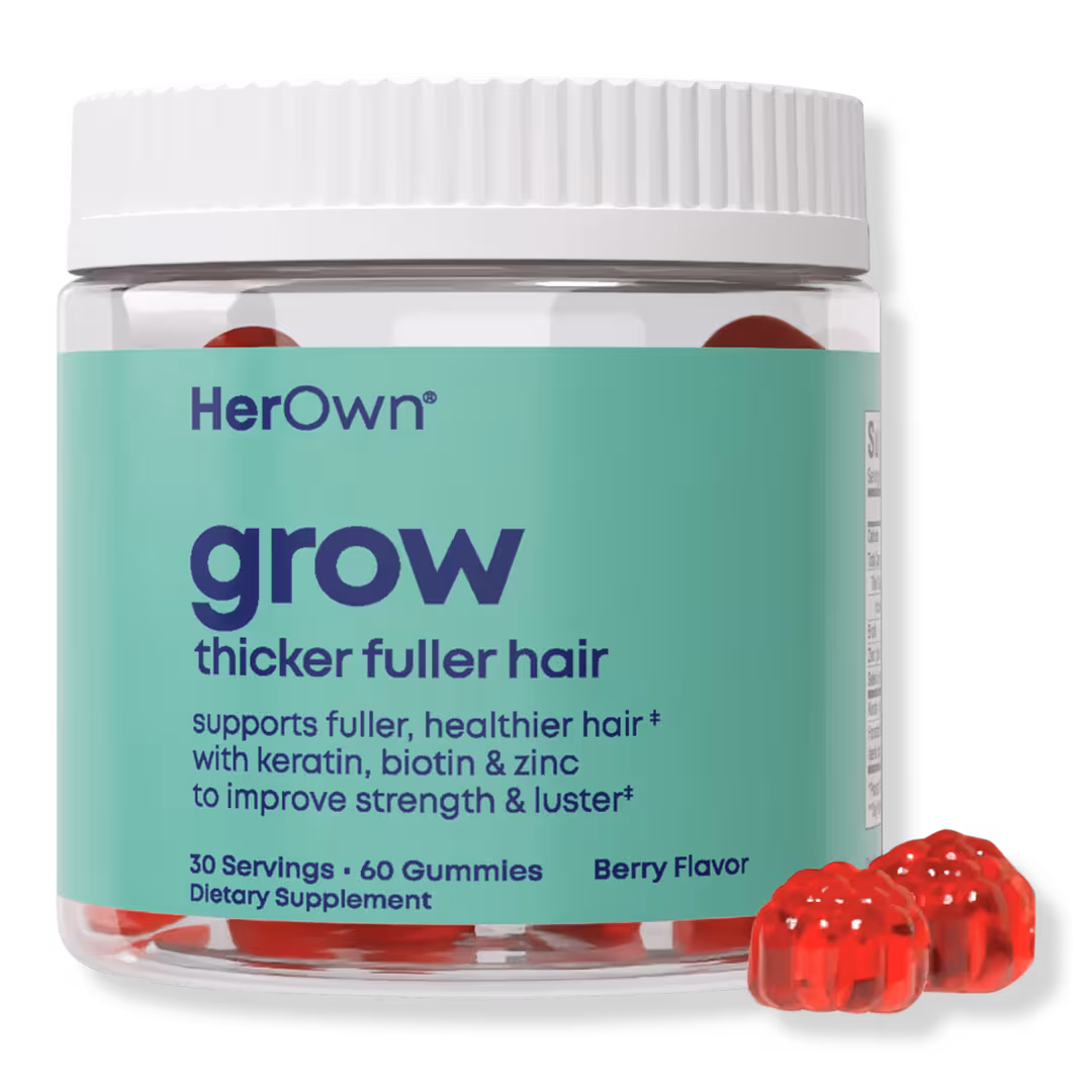 Her Own  Grow Gummies: Supports Fuller, Healthier Hair with Keratin