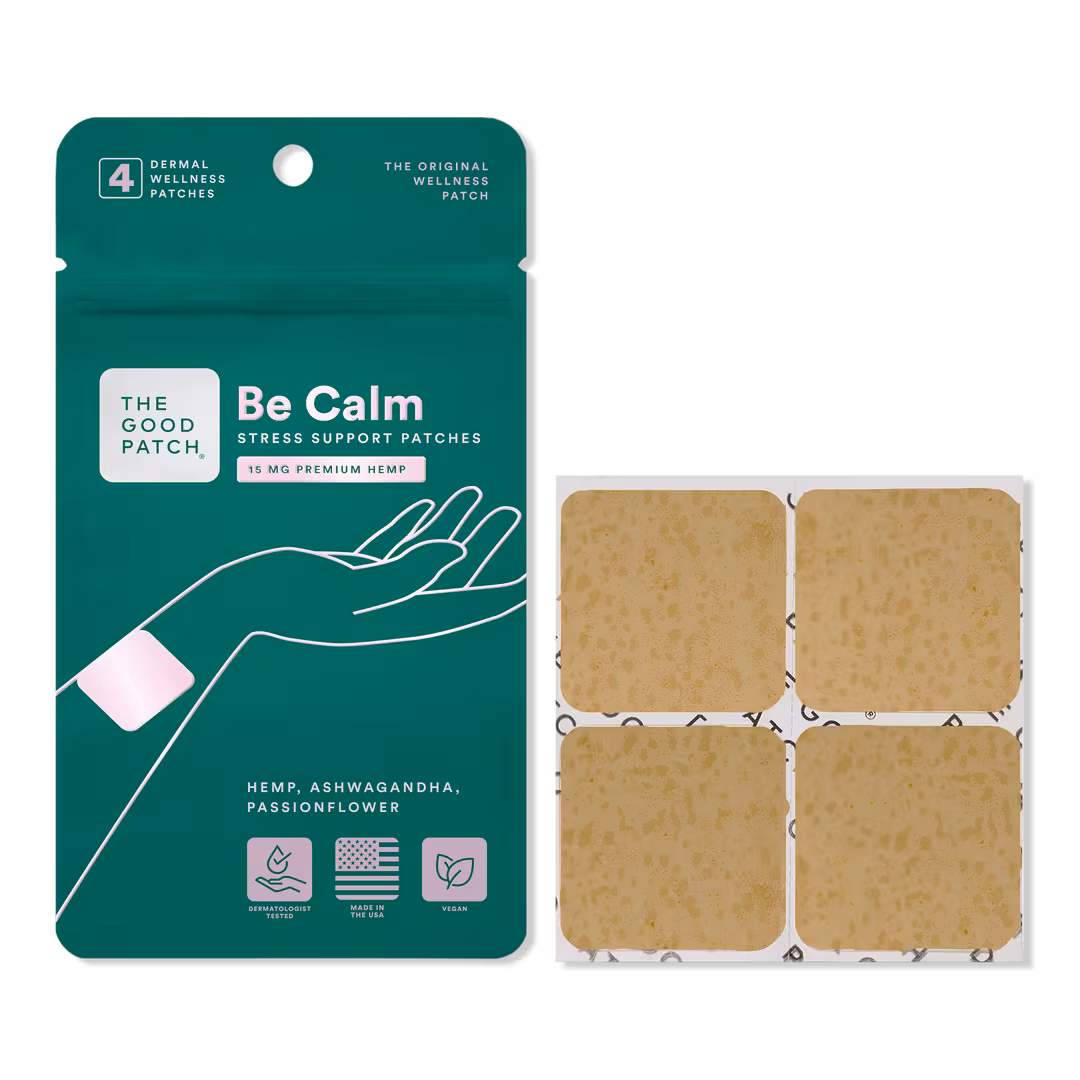 The Good Patch  Be Calm Stress Support Patches with Hemp & Ashwagandha