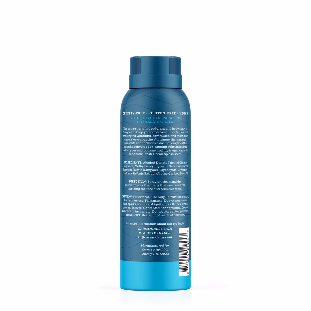 Oars + Alps  Aluminum-Free Spray Deodorant