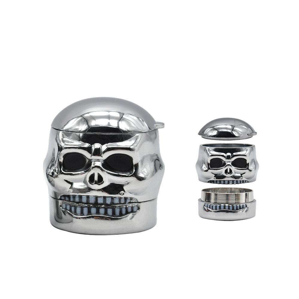 Skull Metal Weed Grinder 3 Layer