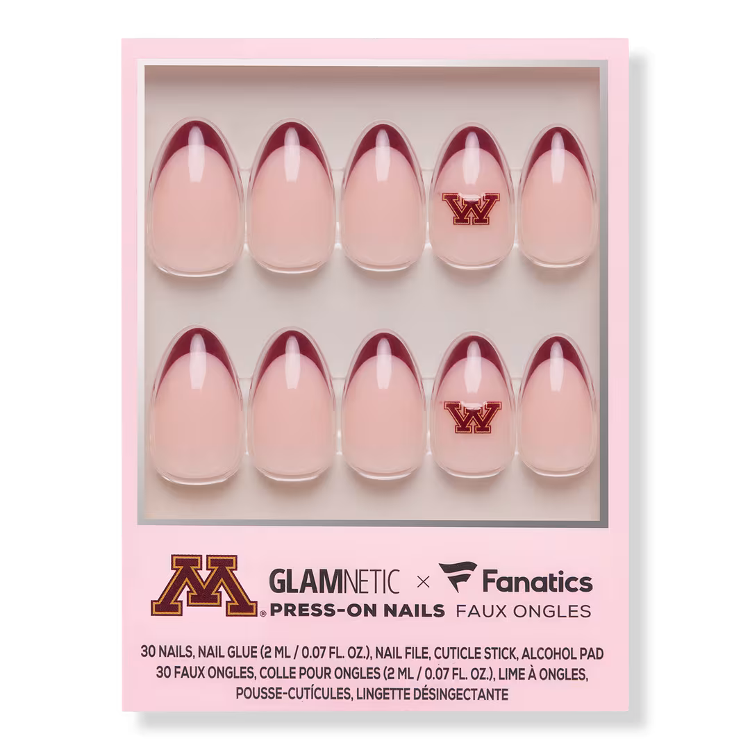 Glamnetic x Fanatics Nail  Minnesota Golden Gophers Press-On Nails