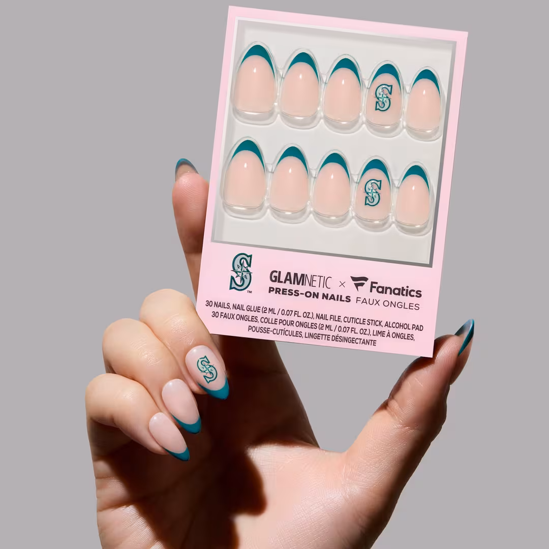 Glamnetic x Fanatics Nail  Seattle Mariners Press-On Nails