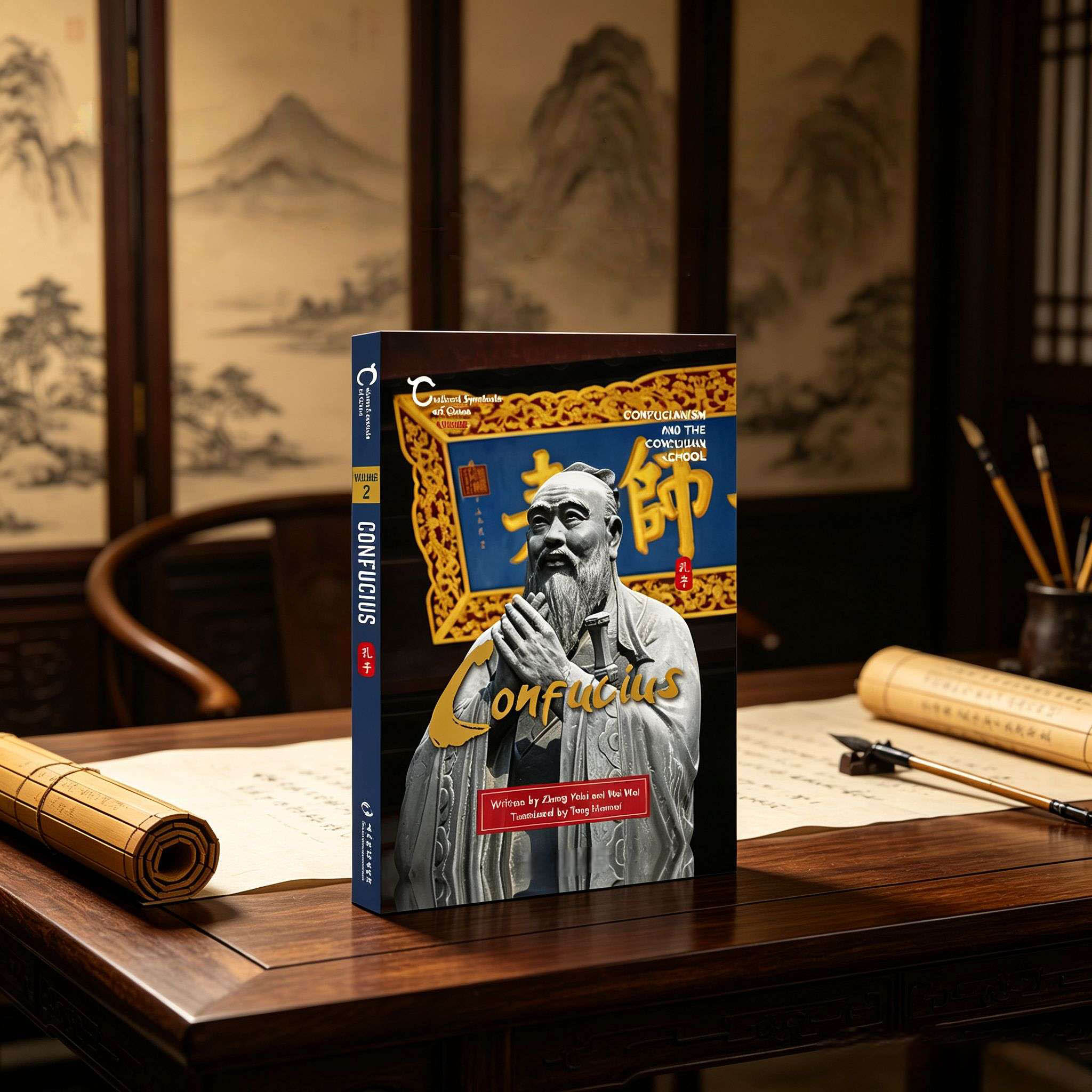 Confucius: Confucianism and the Confucian School - Chinese Philosophy, Eastern Wisdom, Hardcover Book