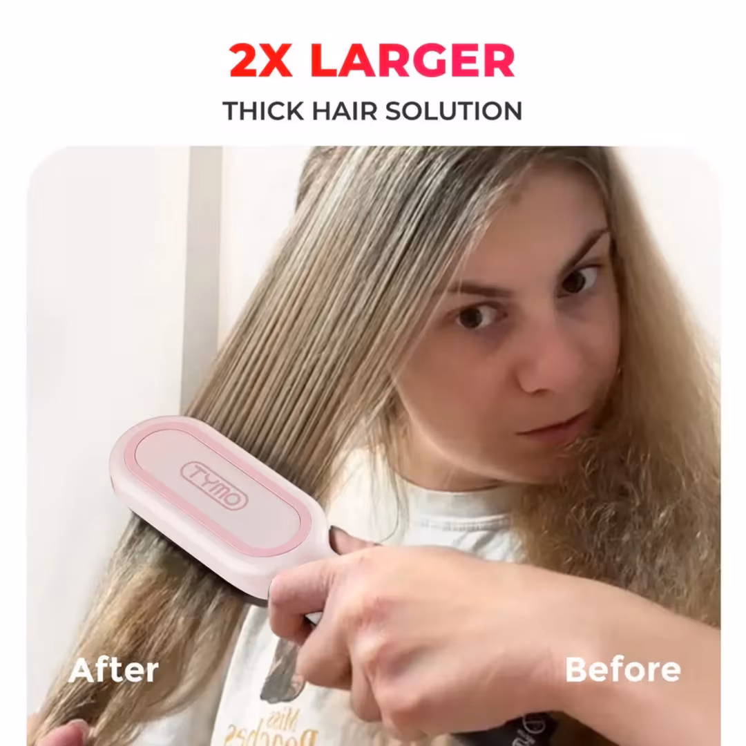TYMO Beauty  Ionic Plus Hair Straightening Brush