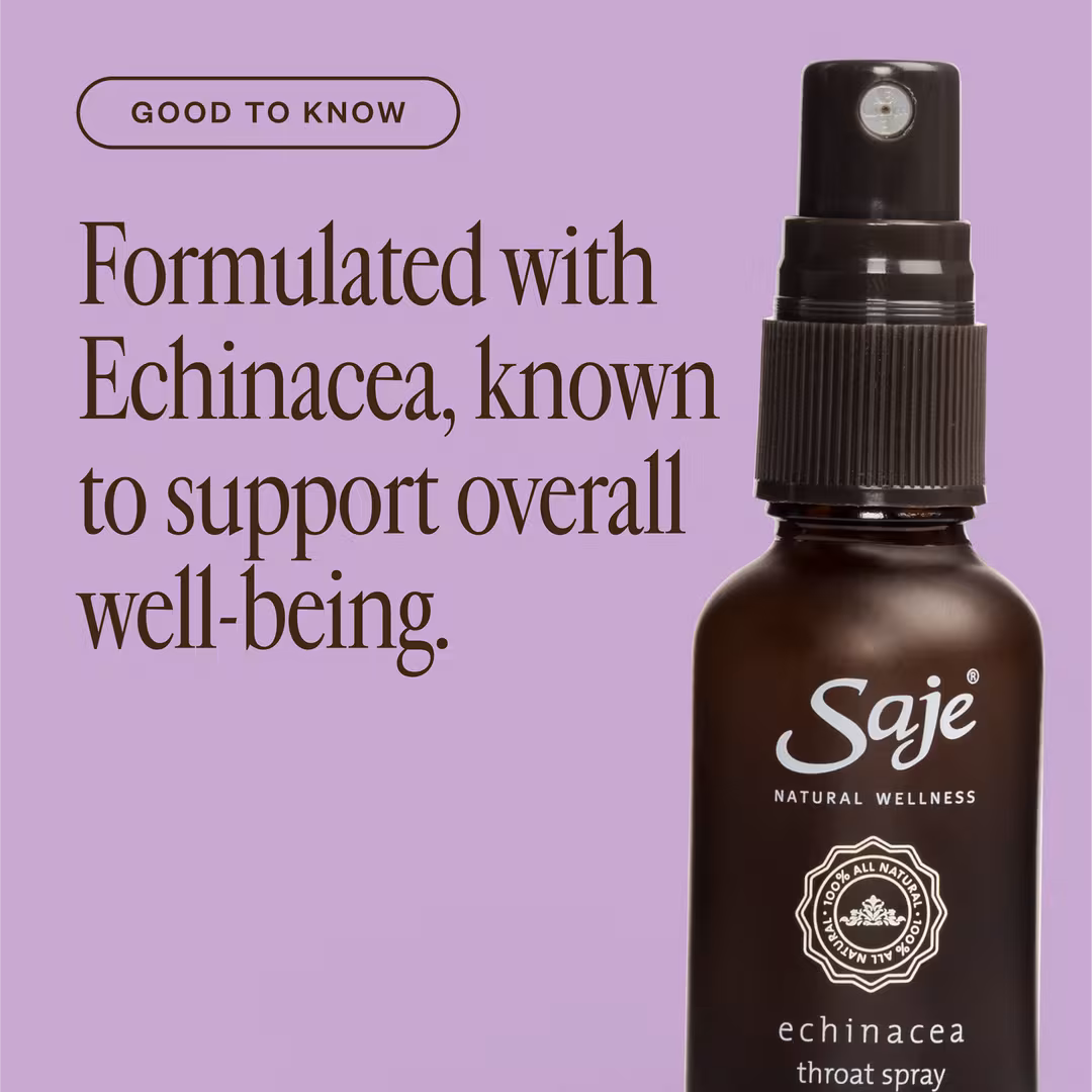 Saje Natural Wellness  Echinacea Herbal Spray Supplement