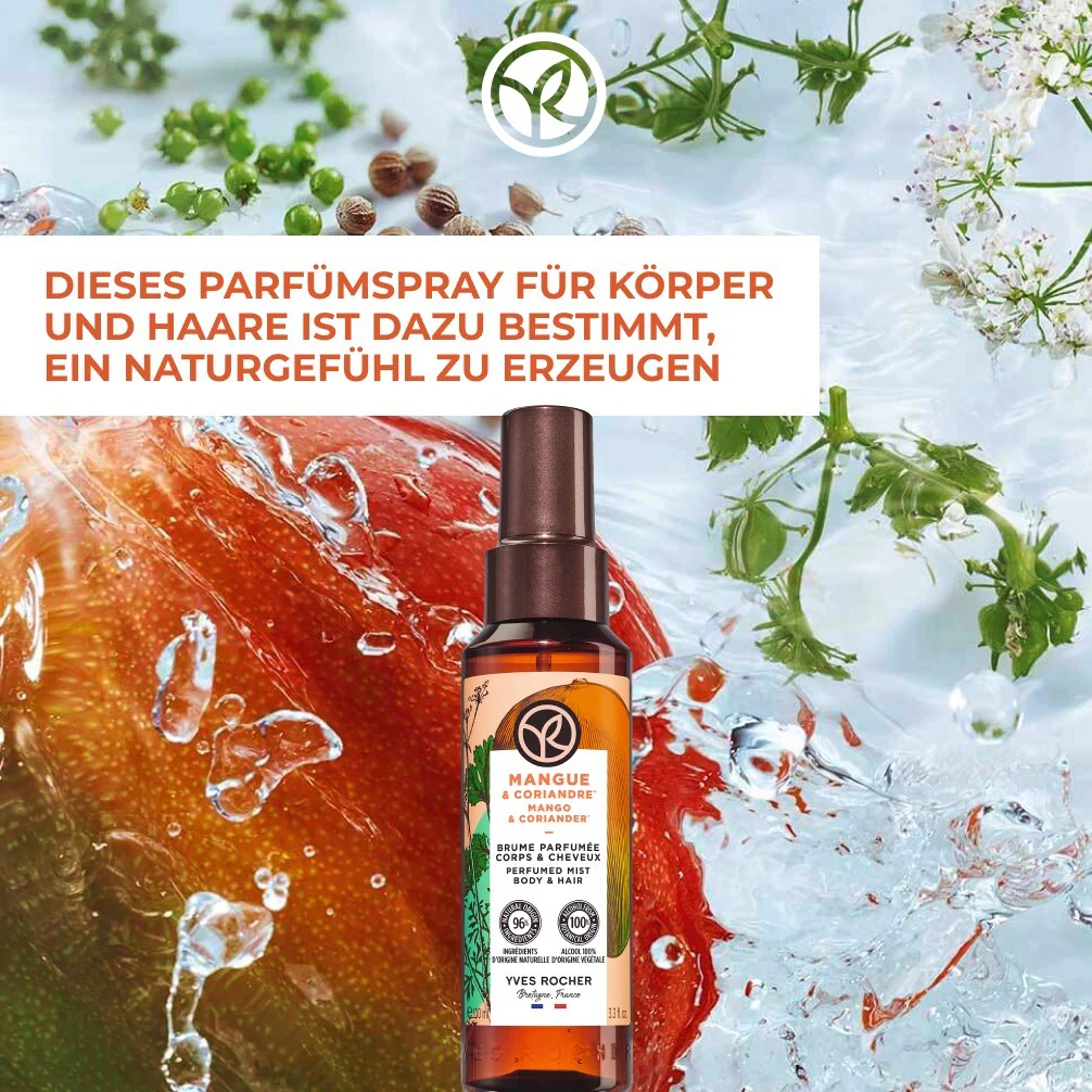 Parfümiertes Duftspray Körper & Haare