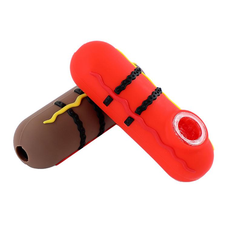 Sausage Silicone Hand Pipe