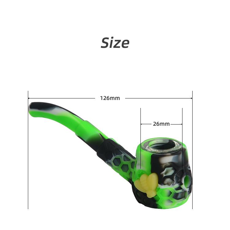 Camouflage Silicone Sherlock Pipe