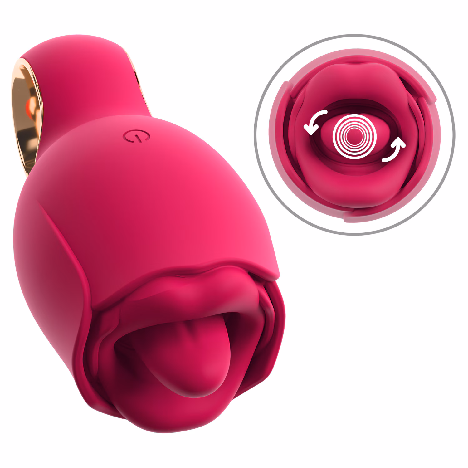 Auflegevibrator Oral Fun Licking and Vibrating Tongue