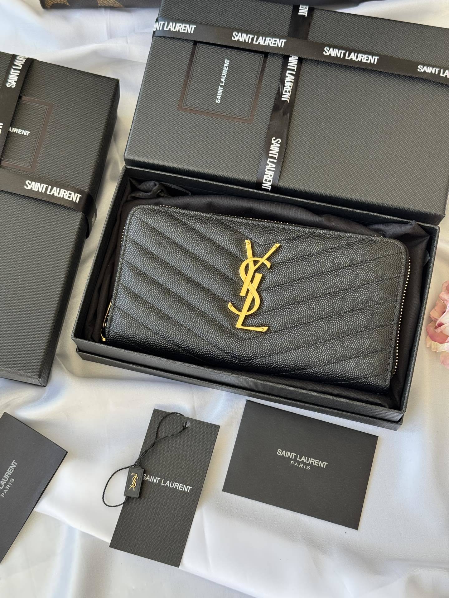 YSL Wallets Card Holder Wallet 358094