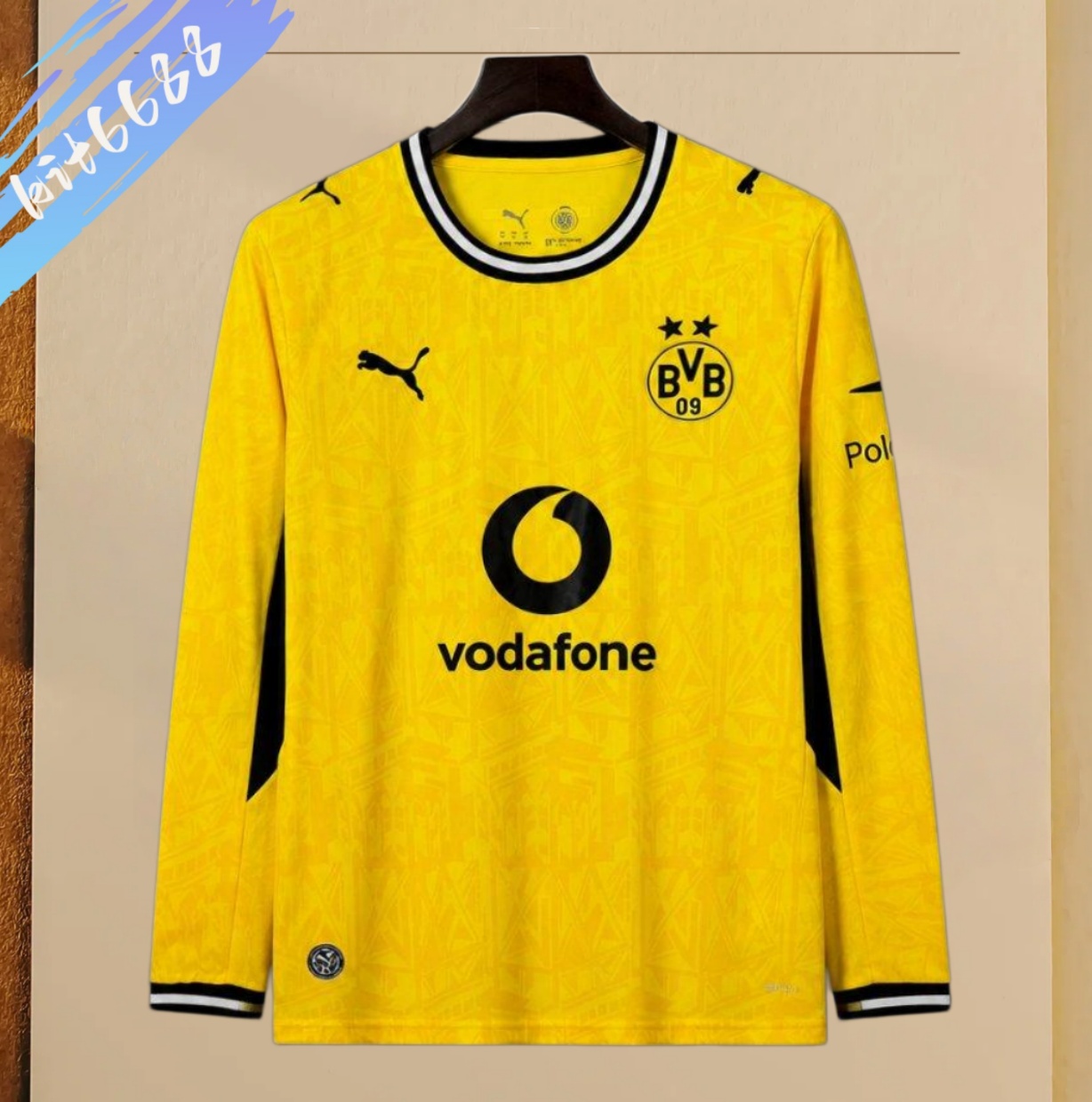 2026/2027 Dortmund Home Long Sleeve Football Shirt (Fan Edition)