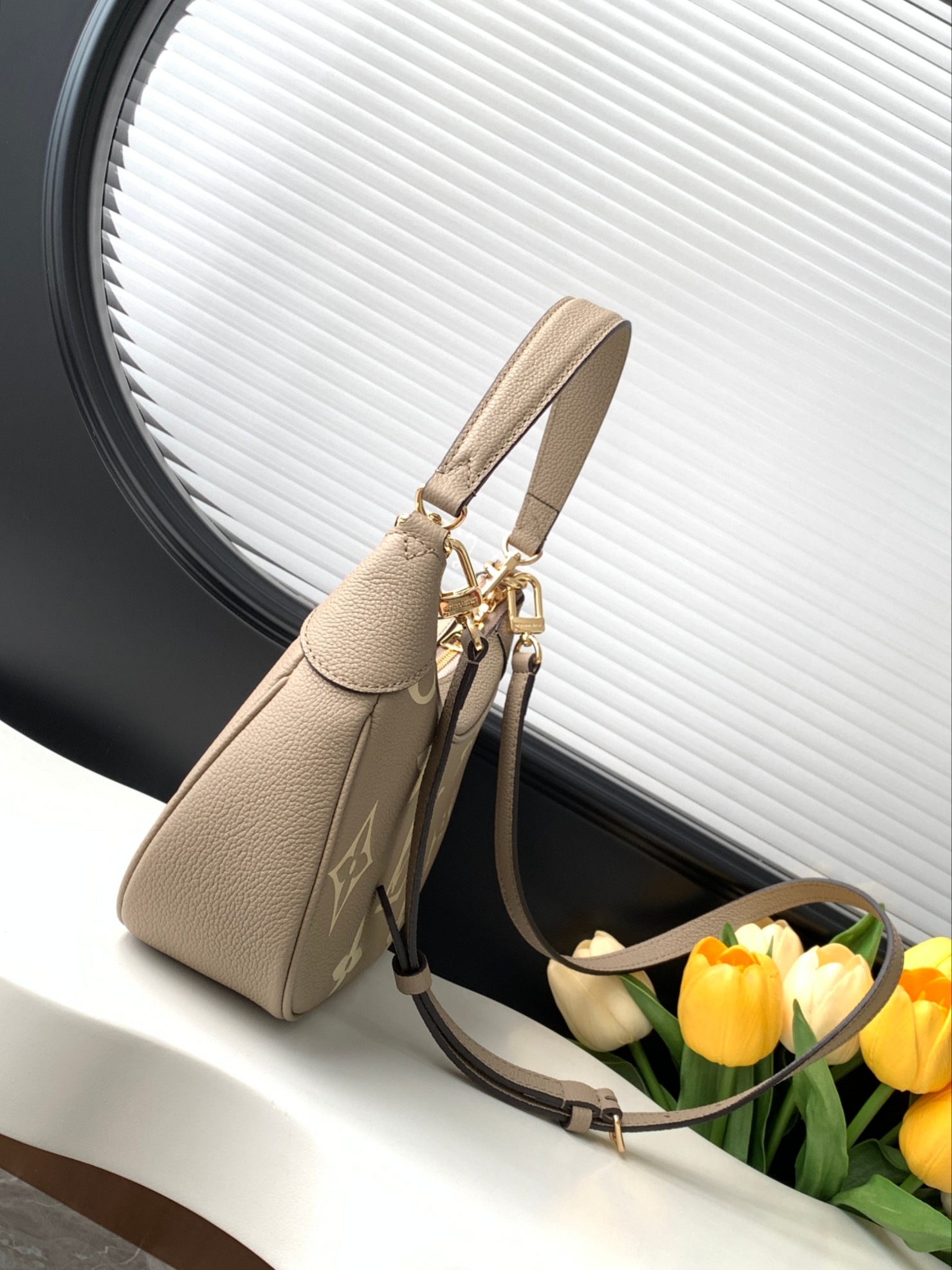 LV Bagatelle croissant bag
