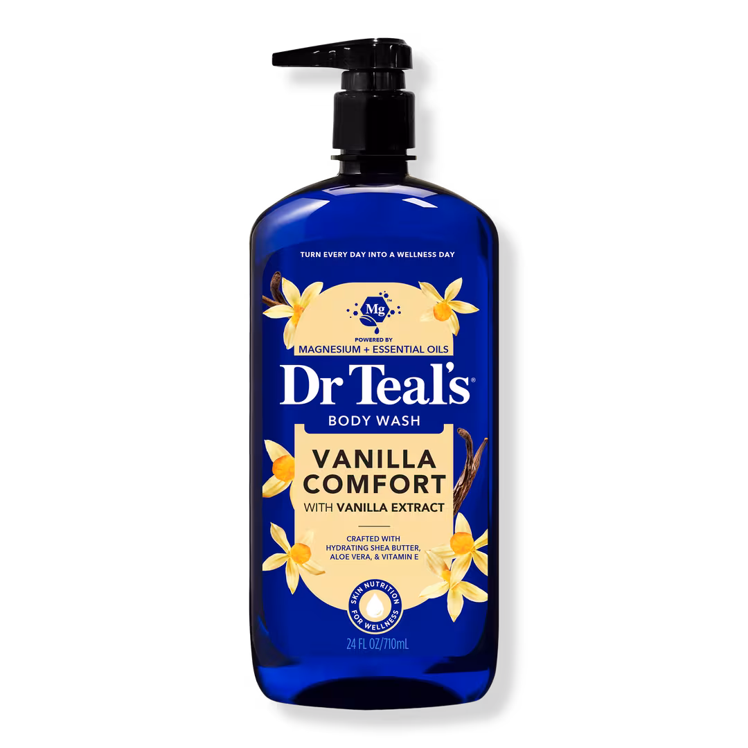 Dr Teal's  Body Wash with Pure Epsom Salt, Vanilla Comfort