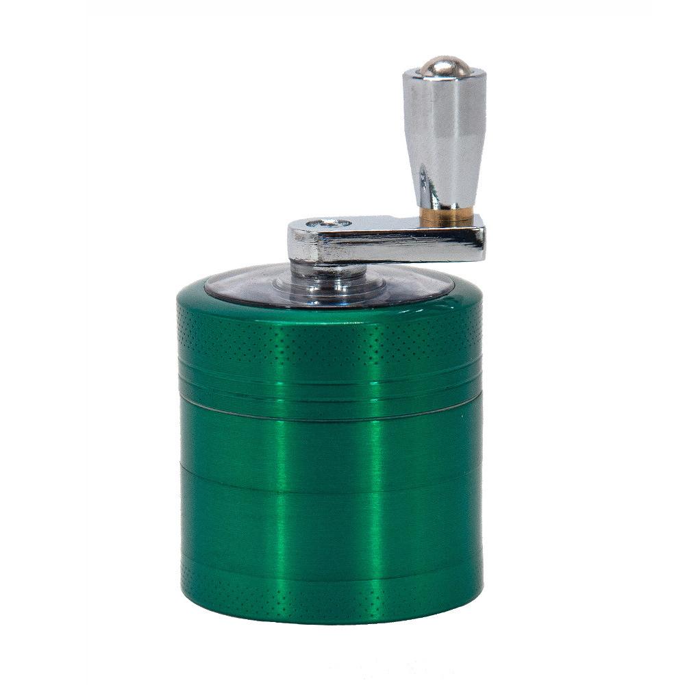 Zinc Alloy 4 Layer Crank Herb Grinder