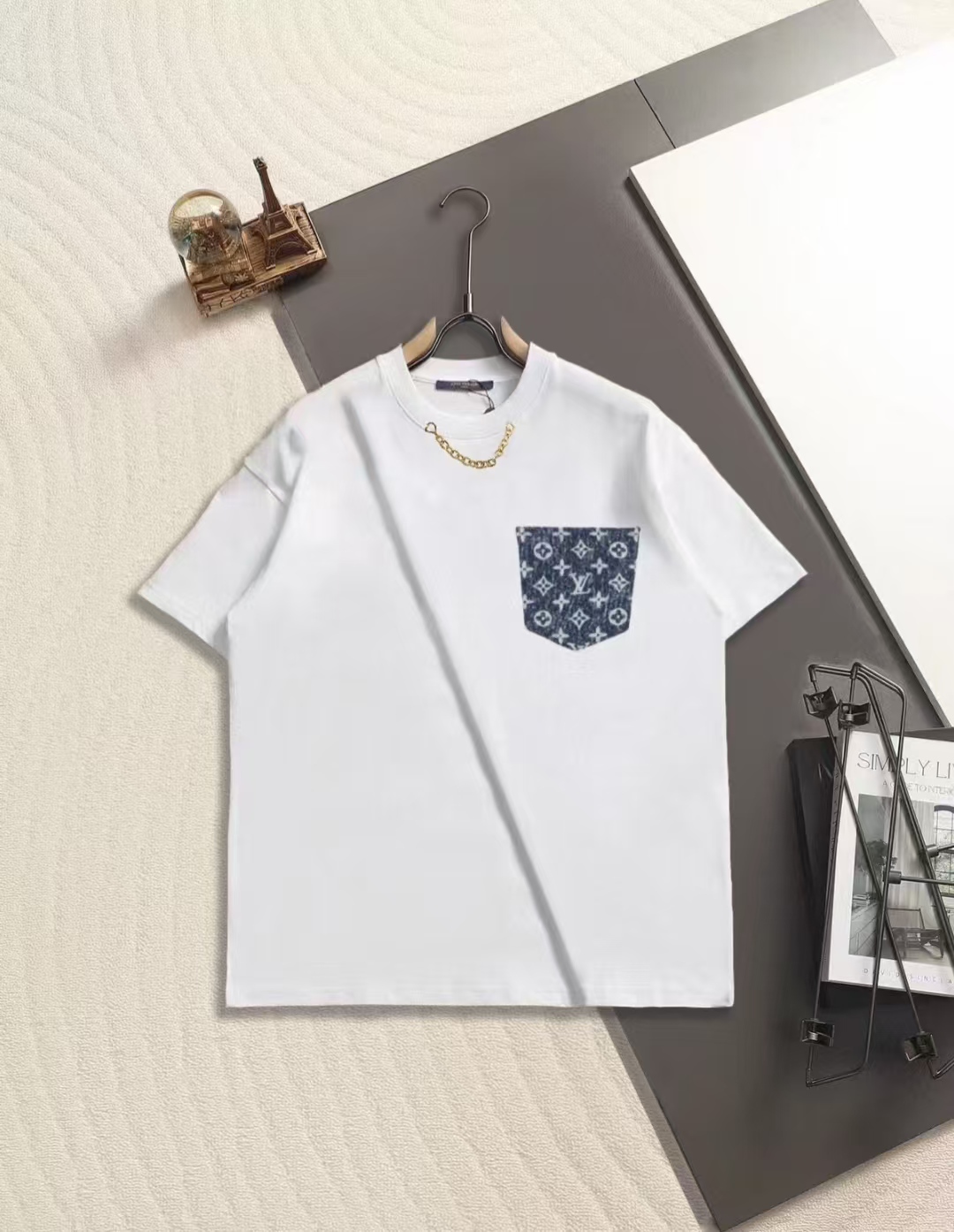 LV Monogram Patch Pocket T-Shirt