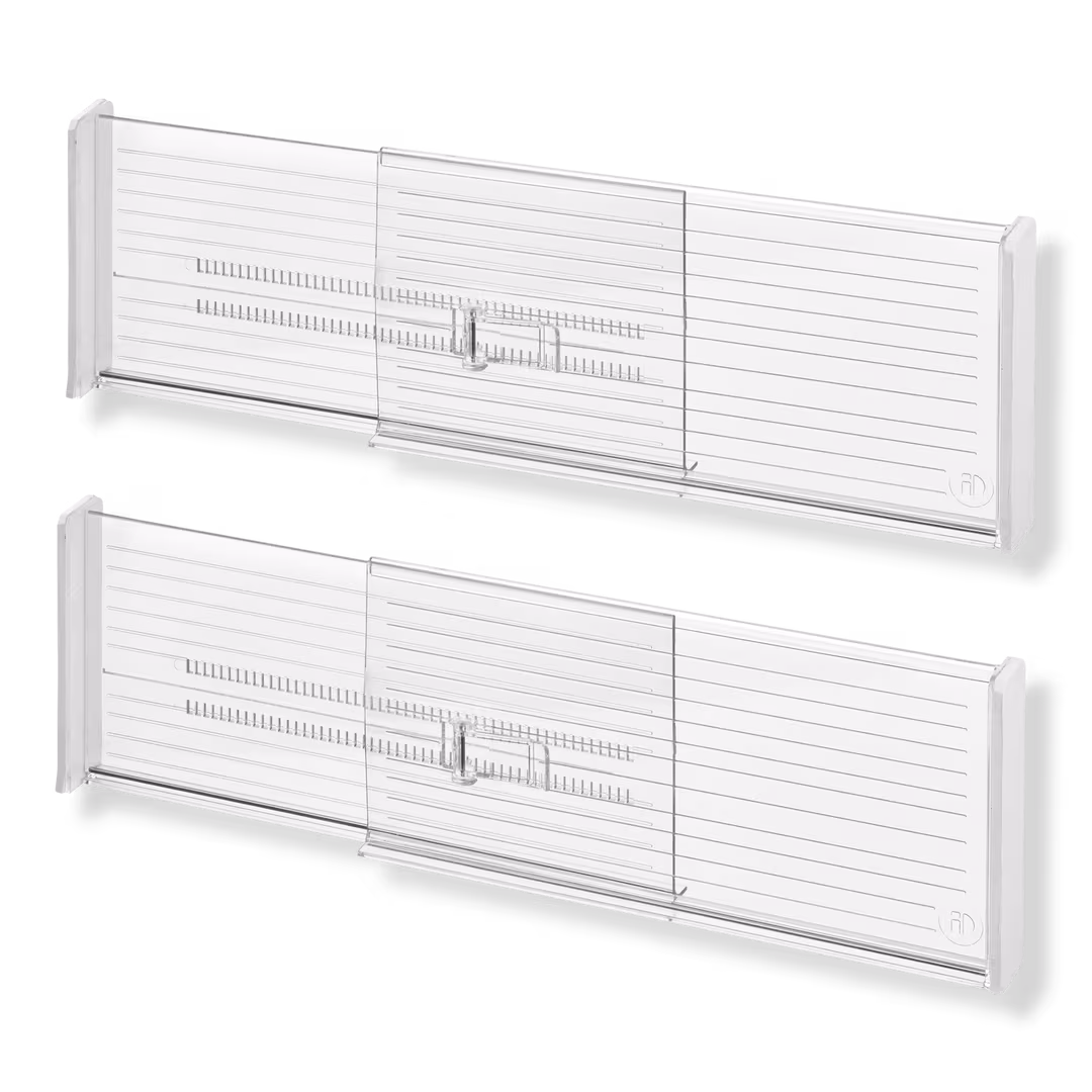 iDesign  Plastic Adjustable Drawer Dividers