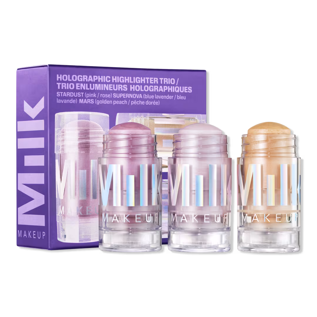 MILK MAKEUP  Galactic Glow Holographic Highlighter Trio