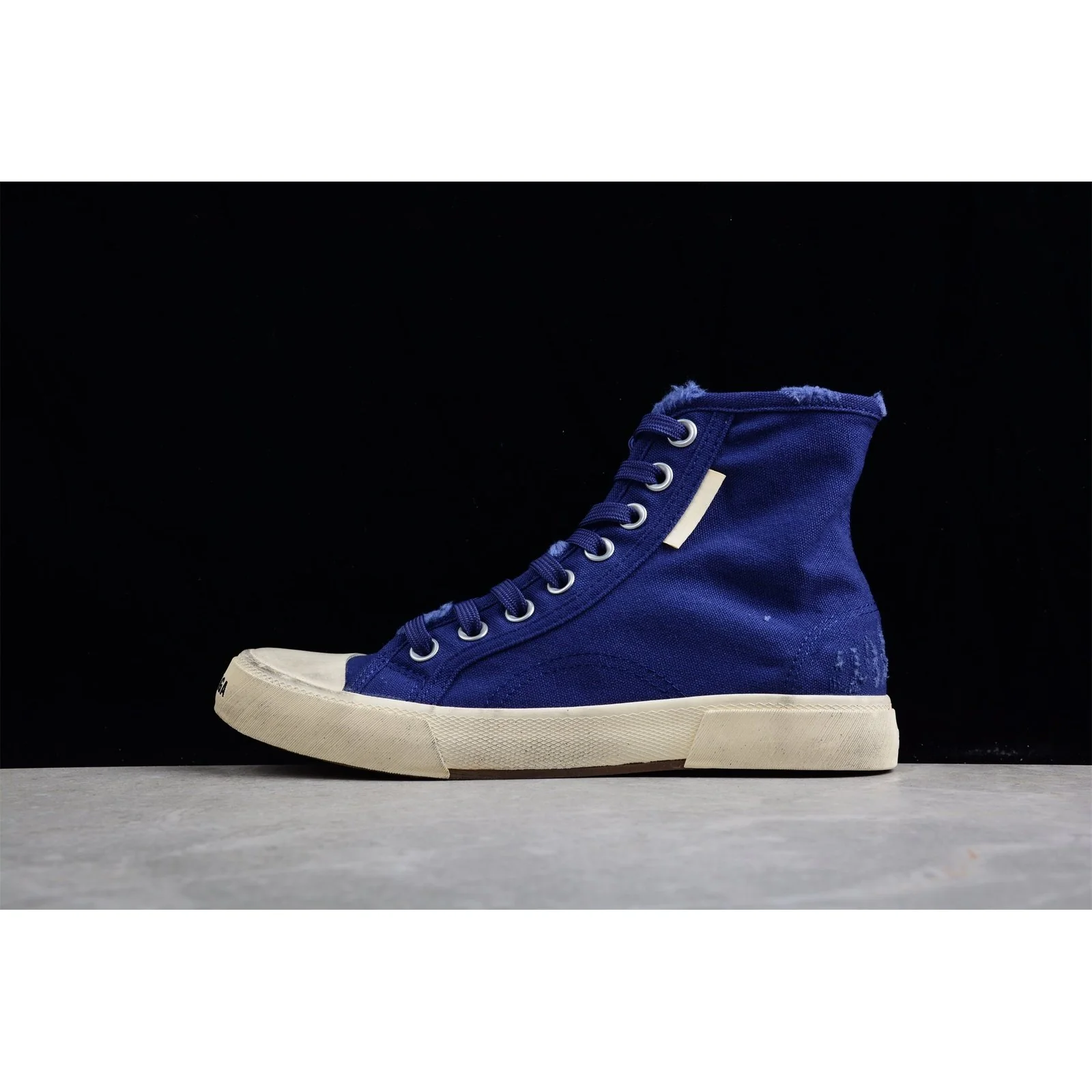 BALENCIAGA PARIS HIGH VULC DESTR x BLUE