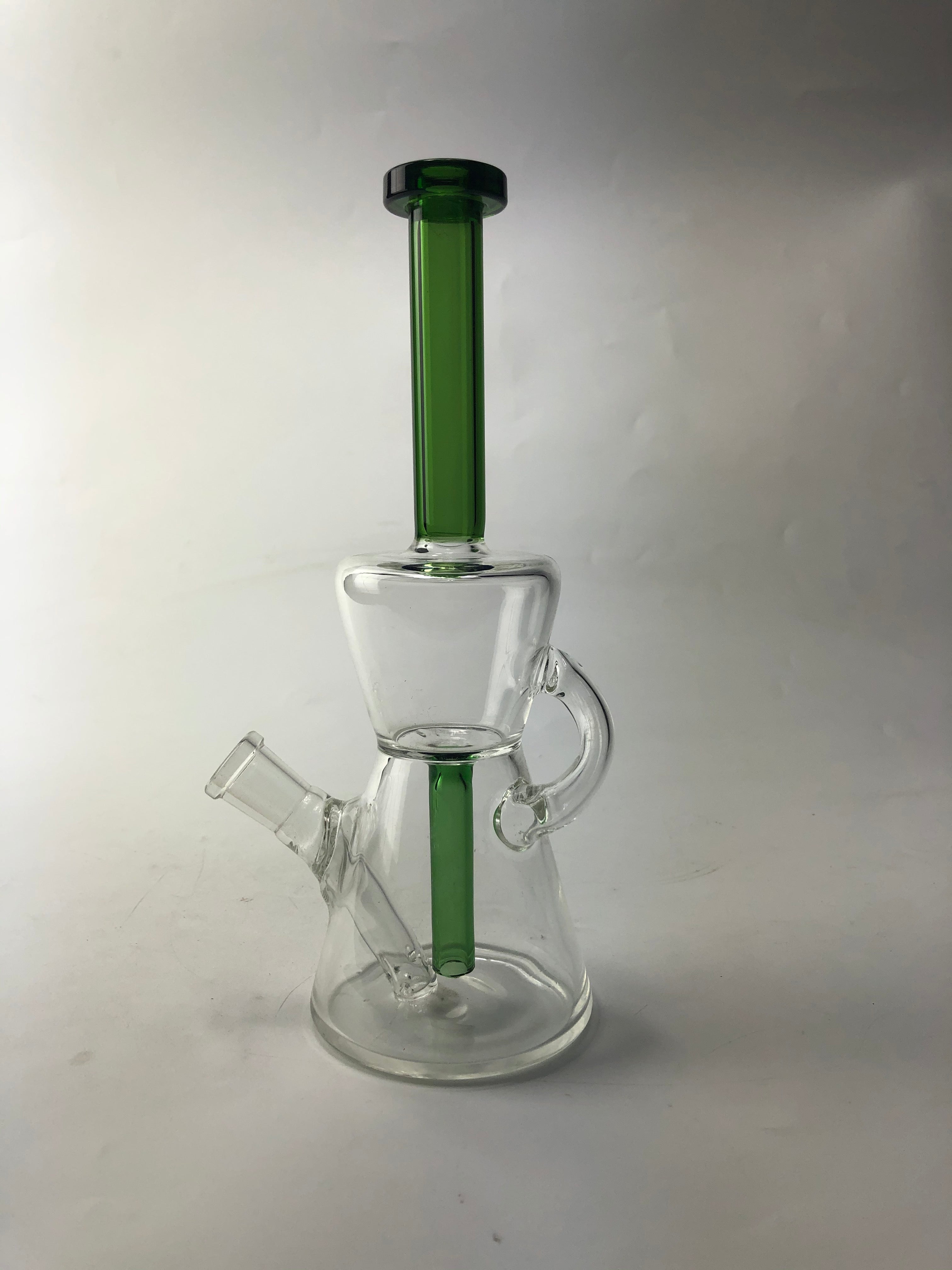 9 Glass Recycler Dab Rig