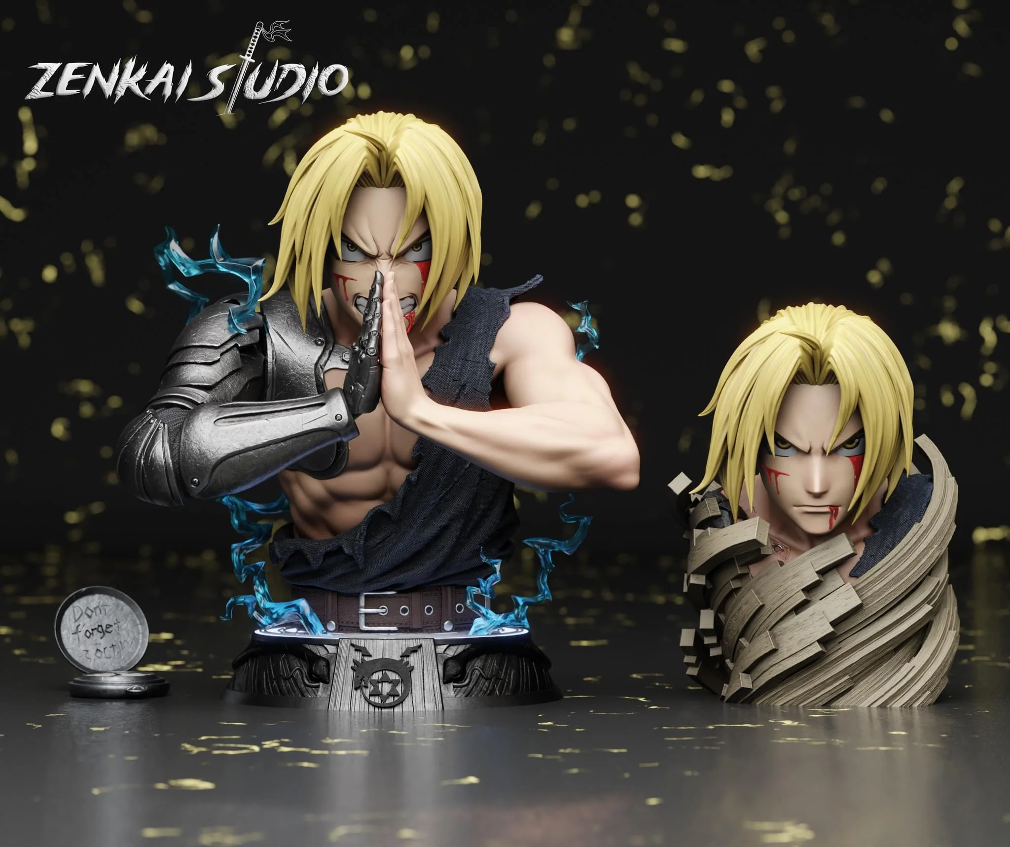 Fullmetal Alchemist - Edward Elric | 1:1 Lifesize Bust | von Zenkai Studio
