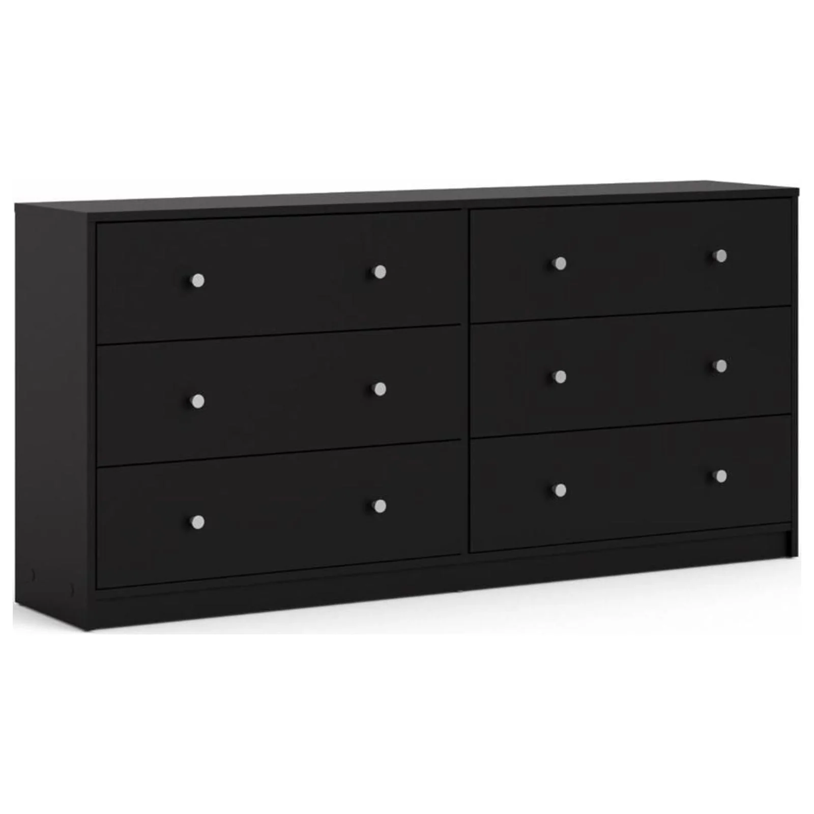 Studio 6 Drawer Double Dresser, Coffee