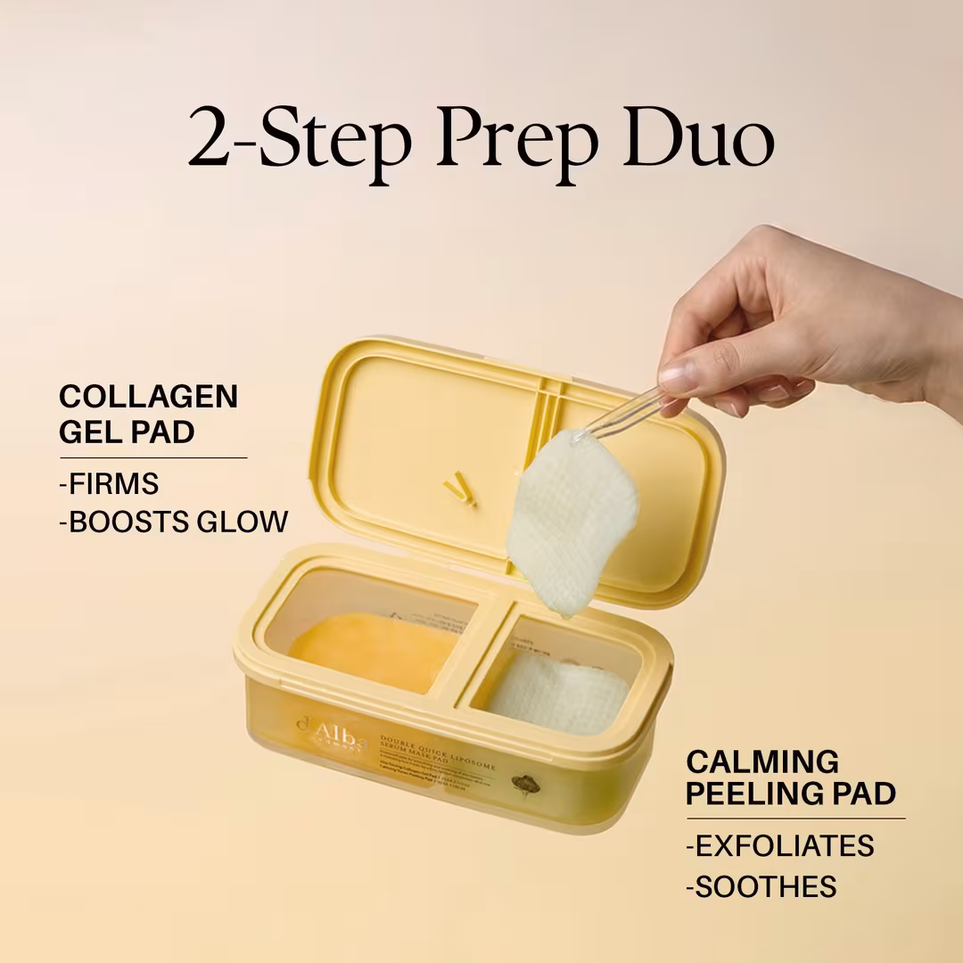 d'Alba Piedmont  White Truffle 2-in-1 Exfoliating & Glow Toner Pads