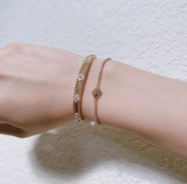 Van Cleef Bracelet Dupe, Perlee Bracelet Diamonds