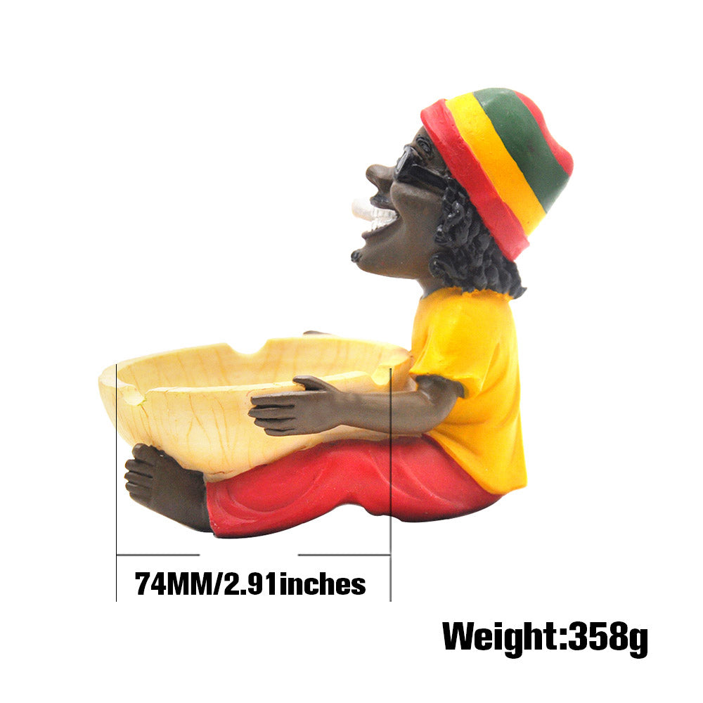 Bob Marley Jamaican Cigarette Ashtray