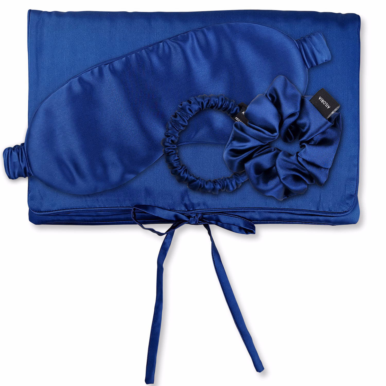 TRAVEL SET Tasche, Schlafmaske, Scrunchie S & Scrunchie M