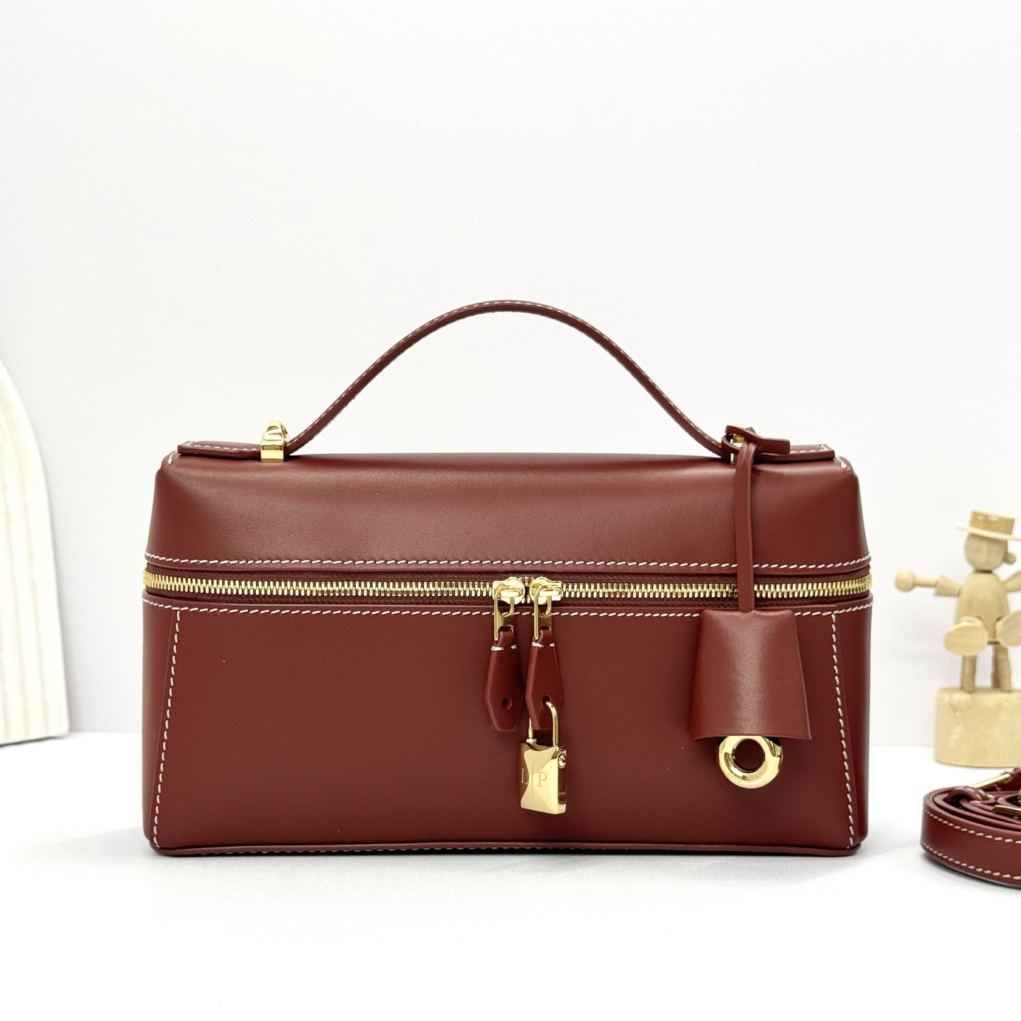 Loro piana Extra Bag L23 Handbag Red Brick Crossbody Bag