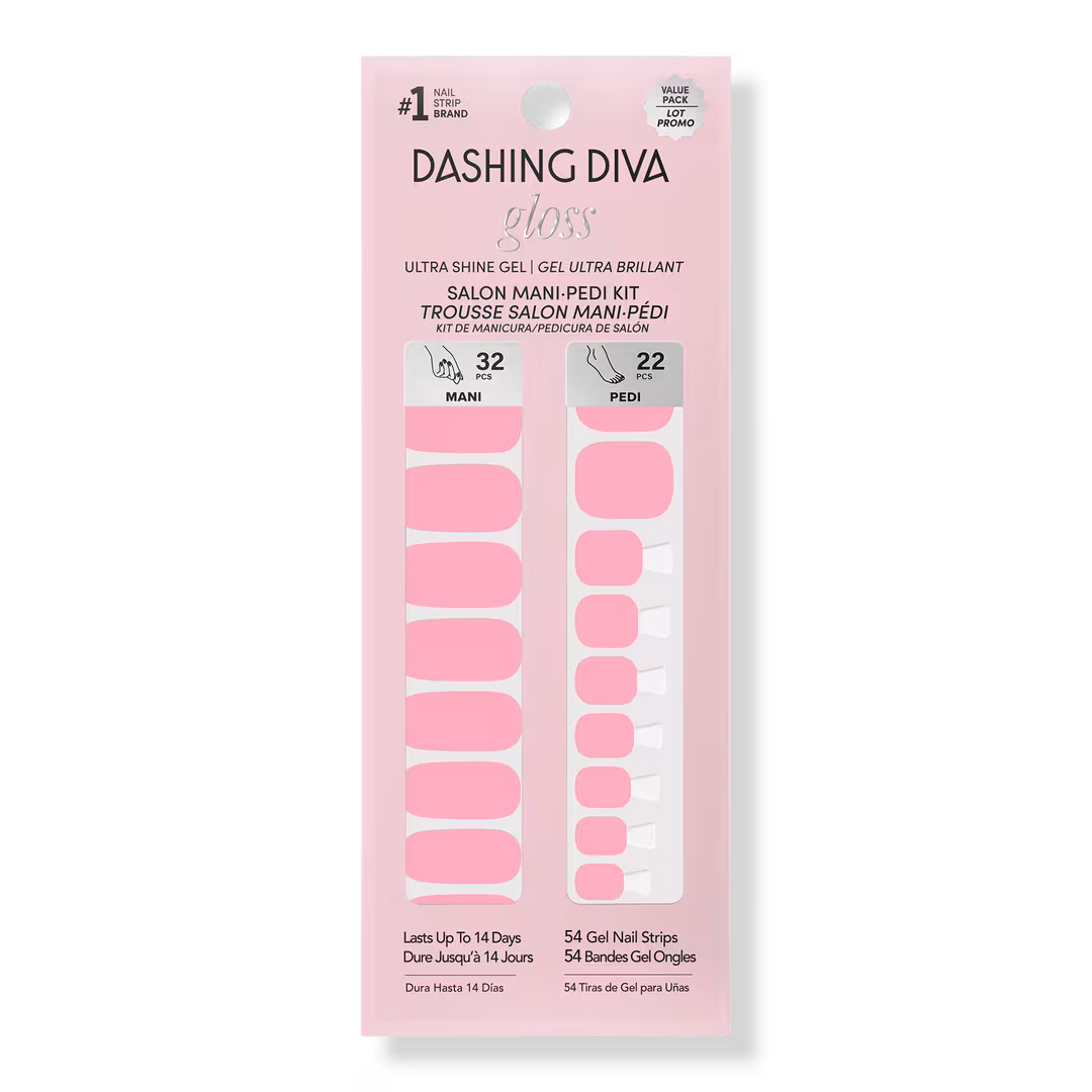 Dashing Diva  GLOSS Mani/Pedi, Gel Nail Strips