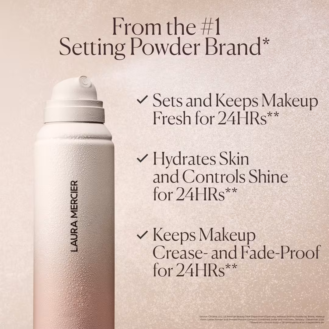 Laura Mercier  Ultra-Blur 24HR Hydrating Setting Spray with Hyaluronic Acid & Niacinamide