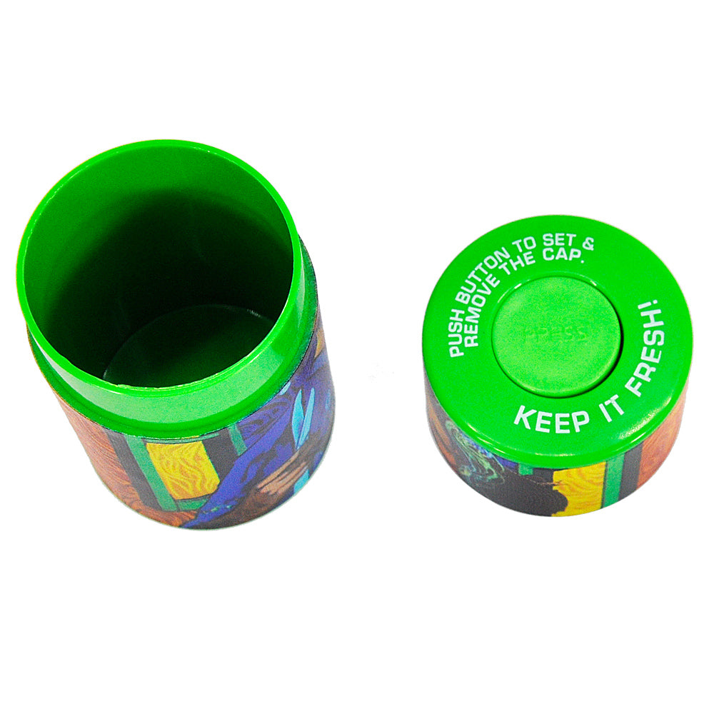 Plastic Can Marijuana Container