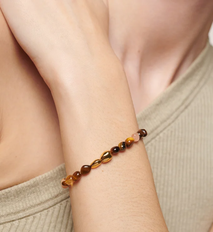 Rio Multi Gemstone Beaded Bracelet