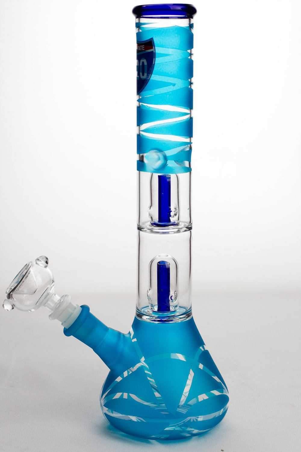 12 infyniti double shower head beaker Bong