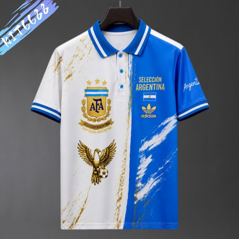 2026/2027 Argentina Training White Blue Football Shirt (Player Edition)