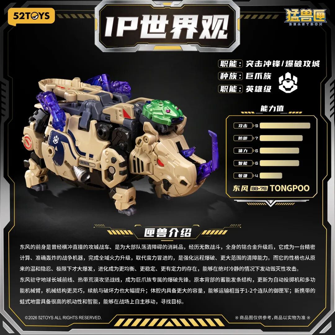 52TOYS BeastBox BB-78 TONGPOO - JOYTOY WORLD