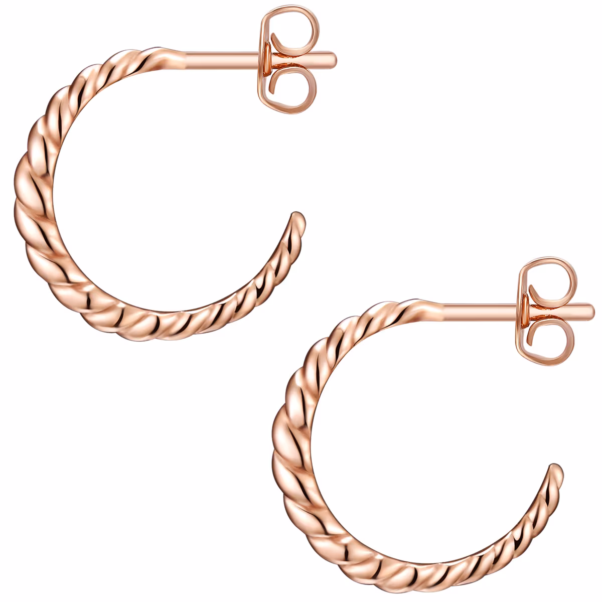 Creolen Sterling Silber in Roségold