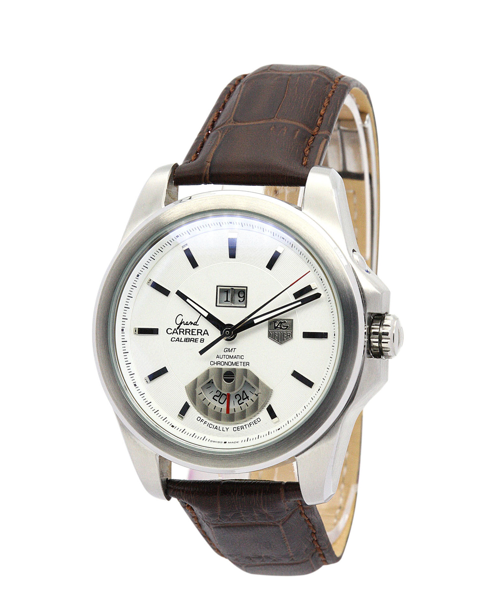 Replica Tag Heuer Grand Carrera WAV5112.FC6231 White Dial Stick Markers 42.5MM