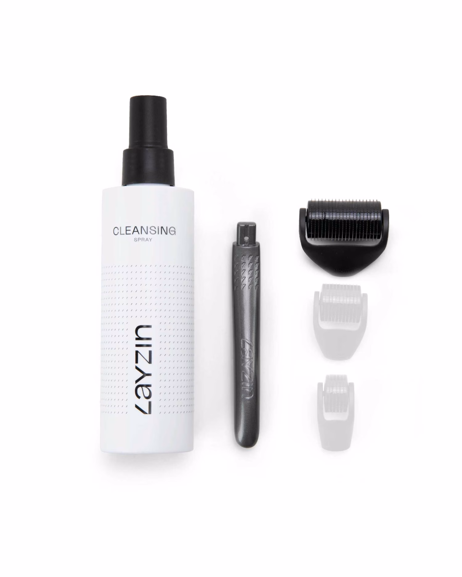 Dermaroller-Set mit 1,2 mm Nadeln und Reinigungsspray