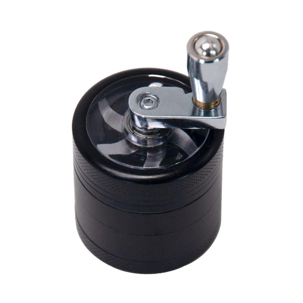 Zinc Alloy 4 Layer Crank Herb Grinder